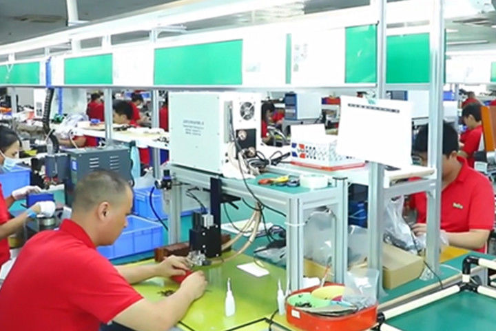 SHENZHEN KLESMAN TECHNOLOGY CO LTD γραμμή παραγωγής του κατασκευαστή